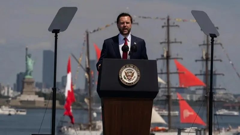 Vance criticises US detractors during America's 250th Independence anniversary
