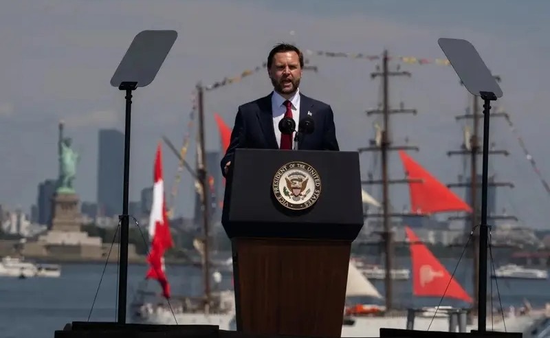 Vance criticises US detractors during America’s 250th Independence anniversary