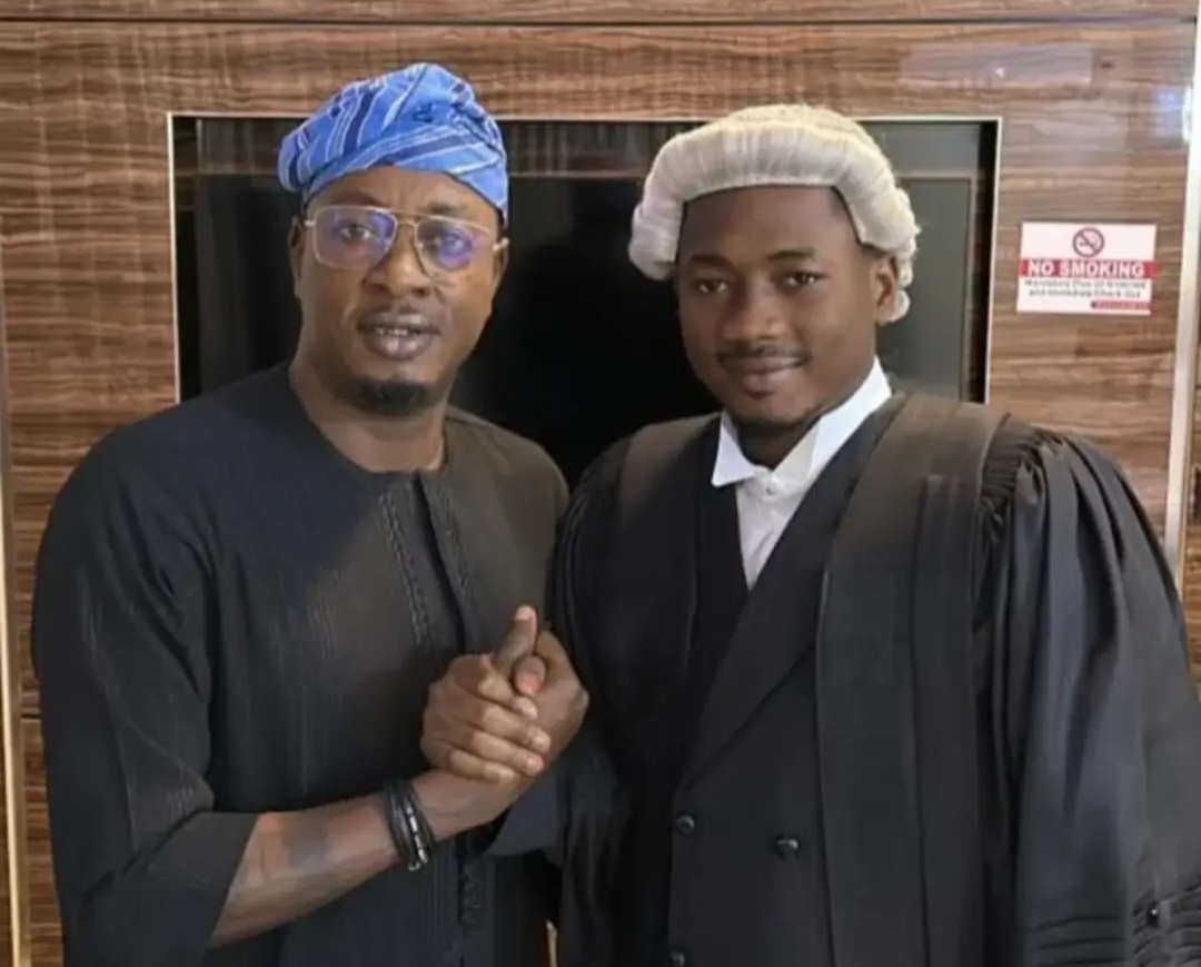 Fuji star Taye Currency celebrates son’s call to Nigerian Bar
