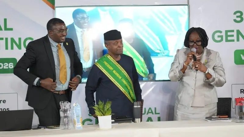 Osinbajo succeeds Philip Asiodu as NCF Board President