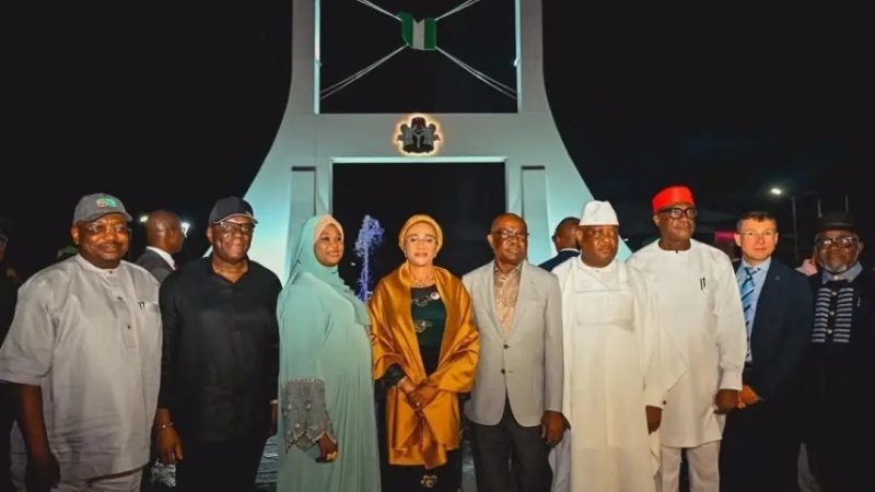 Remi Tinubu flags off reopened Abuja City Gate after major remodeling