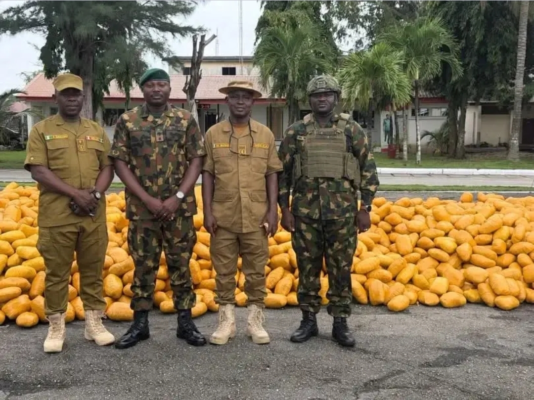 Nigerian Army intercepts suspected illicit Drugs on Lagos-Calabar Road, arrests driver