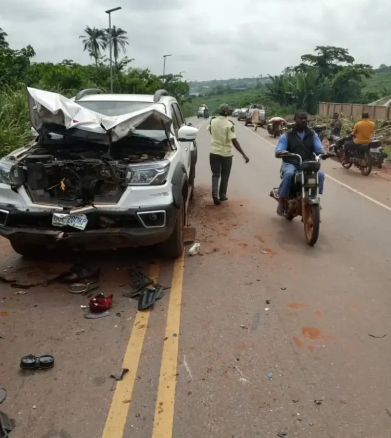 Two killed in motorcycle, pickup van collision in Ogun
