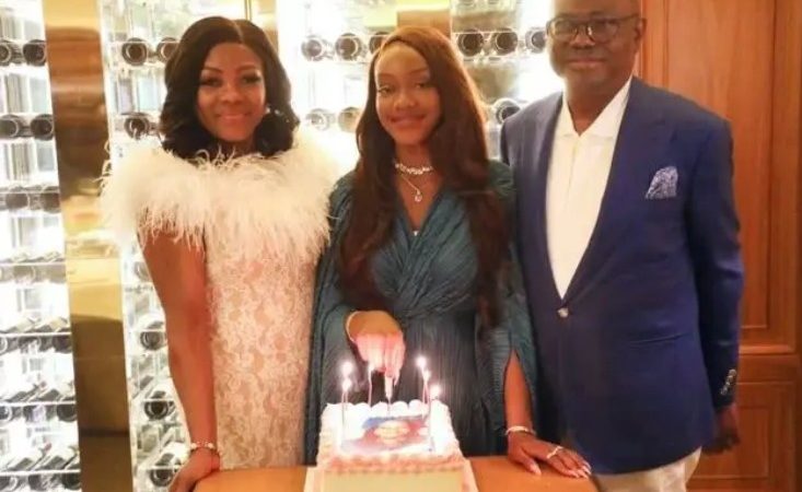 Wike celebrates daughter Jazmyne’s UK Law graduation
