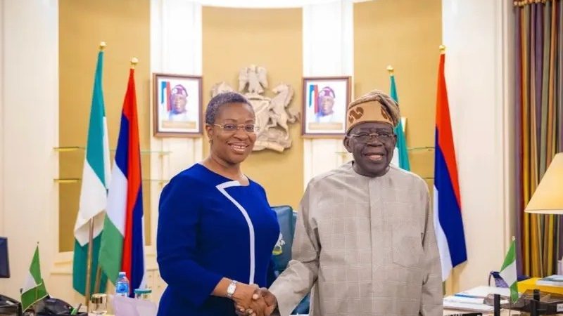 Tinubu receives NBA President-elect Badejo-Okusanya ahead of inauguration
