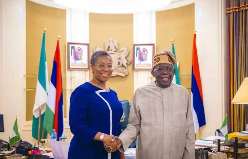 Tinubu receives NBA President-elect Badejo-Okusanya ahead of inauguration