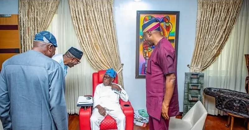 Makinde, Fayemi, Oyinlola meet Obasanjo in Abeokuta