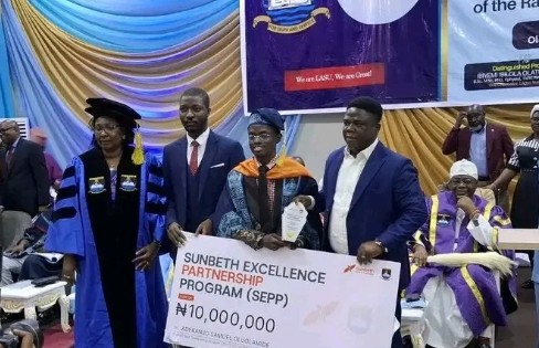 LASU's best graduating student bags N10m cash prize