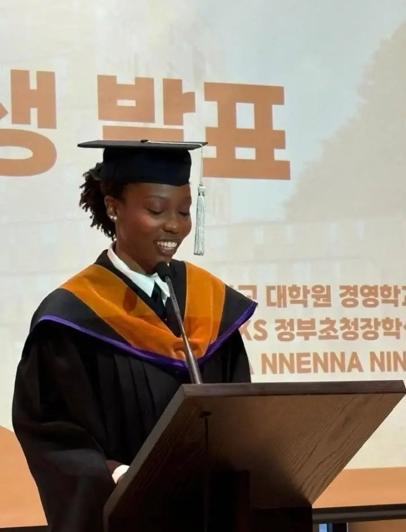 K-drama fan Nnenna Onyima becomes valedictorian in South Korea
