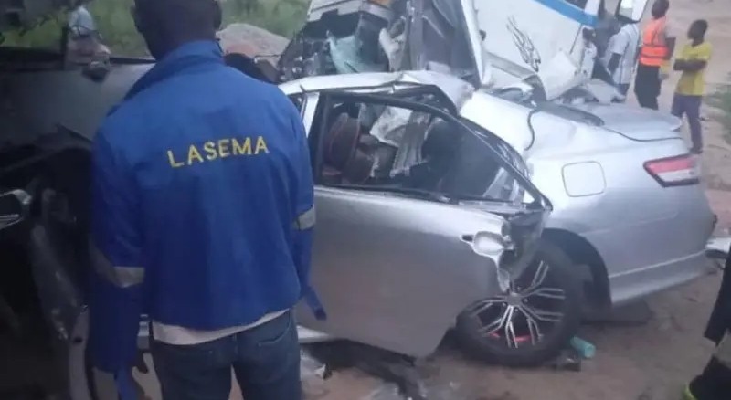 Five die in head-on collision on Lagos-Badagry expressway