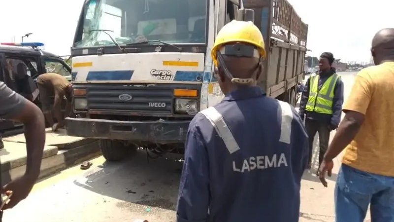 Truck collision claims dispatch rider’s life in Lagos