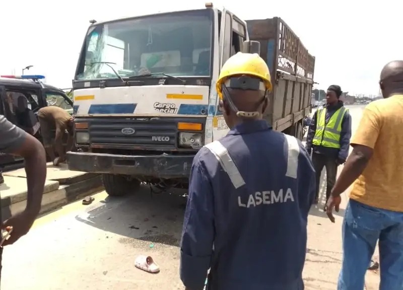 Truck collision claims dispatch rider’s life in Lagos