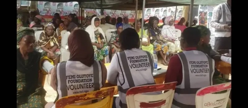Femi Olutoye Foundation screens 1,000 Osun traders for hypertension, BMI