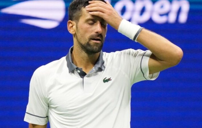 Djokovic breaks down in tears after shock US open first-round exit