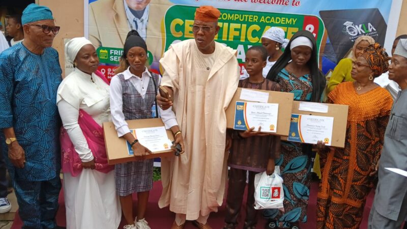 Okanlawon builds Kosofe youngster's ICT capacity at OKLA Computer Academy 3.0